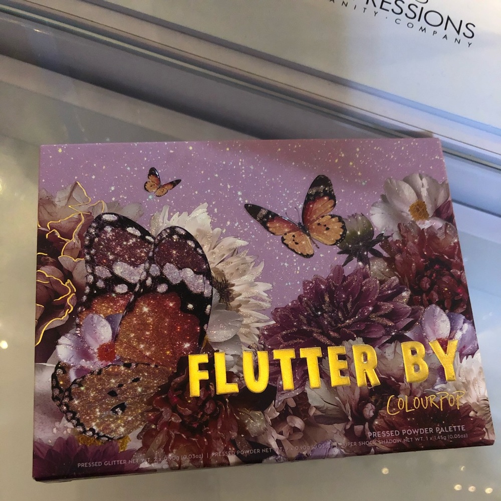 Flutter by pressed powder palette by colourpop